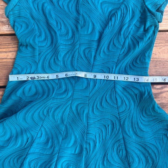 Sandra Darren women’s dark teal dress size 6 - Picture 11 of 12